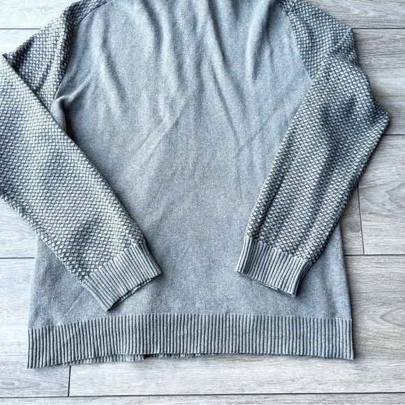 Armani Exchange Pure Cotton Hooded Cardigan Sweater - Picture 14 of 16